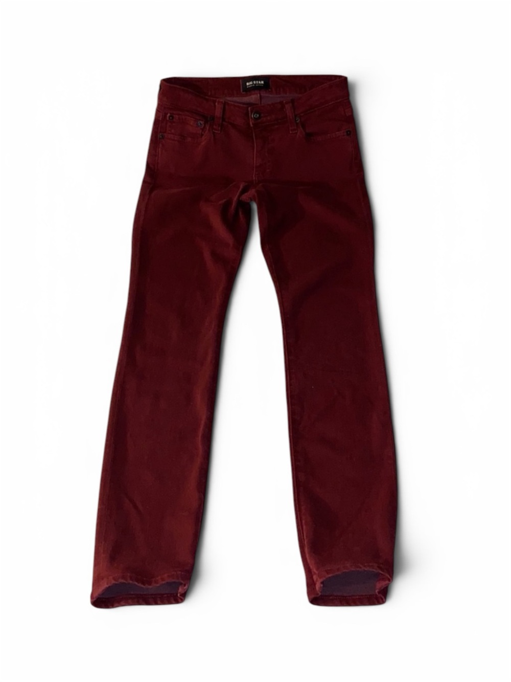 Big Star Maddie Skinny Size 26 R Denim Red Jeans